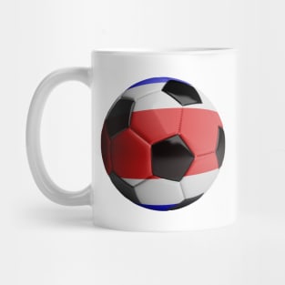 Costa Rica Soccer Ball Mug